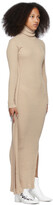 Thumbnail for your product : MM6 MAISON MARGIELA Beige Twisted Dress