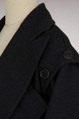 Proenza Schouler Asymmetrical wool coat