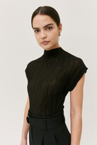 Thumbnail for your product : SABA Sophie Micro Pleat Top
