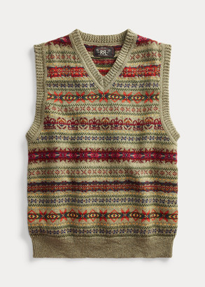 Ralph Lauren Fair Isle Sweater Vest - ShopStyle