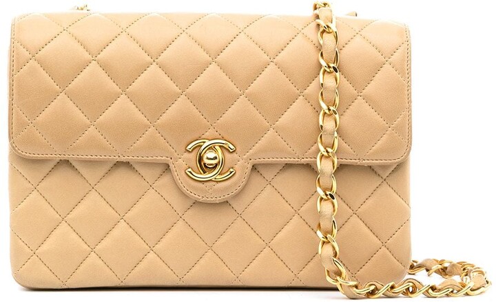Chanel Pre Owned 1992 small Classic Flap crossbody bag - ShopStyle