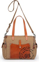 Thumbnail for your product : TSD BRAND Super Horse Canvas Satchel Bag