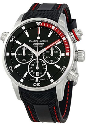 Maurice Lacroix Pontos S Chronograph Men's Dial Rubber Strap Swiss Automatic Divers Watch PT6018-SS001-330-1