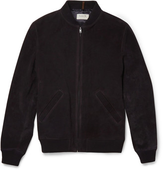 apc louis w suede bomber