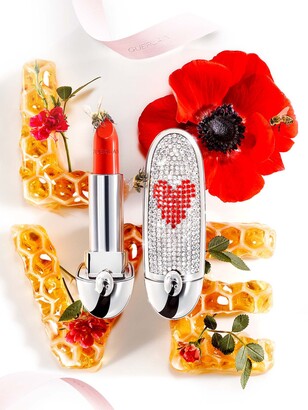 Guerlain Rouge G The Luxurious Velvet Double Mirror Lipstick Case, Sparkling Heart