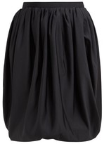 Thumbnail for your product : Calvin Klein Gathered High-rise Bubble-hem Skirt - Black