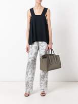 Thumbnail for your product : Ferragamo wide-leg floral trousers