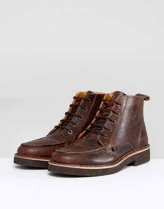 Farah East Lace Up Boots
