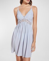 Thumbnail for your product : Eberjey Marianna Mademoiselle Lace-Trim Chemise