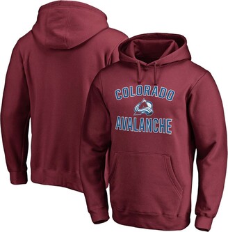 Men's Fanatics Branded Burgundy Colorado Avalanche Primary Logo Pullover Hoodie