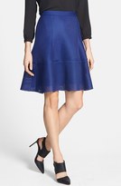 Thumbnail for your product : Pink Tartan Mesh Flared Skirt
