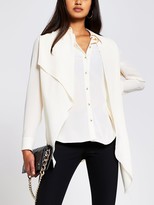 Thumbnail for your product : River Island Chiffon Shirt - Ivory