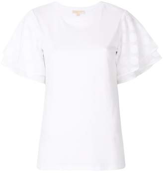 MICHAEL Michael Kors polka dot sleeve T-shirt