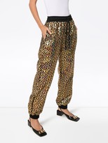 Thumbnail for your product : Gucci G Rhombus metallic track pants