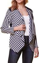 Thumbnail for your product : Yumi Stripe Print Zip Jacket