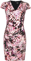 Just Cavalli - fitted V-neck dress