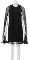 Thumbnail for your product : Andrew Gn Tassel-Trimmed Mini Dress w/ Tags