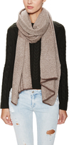 Thumbnail for your product : White + Warren Honey Comb Stitched Scarf 82" X 26"