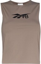 Thumbnail for your product : Reebok x Victoria Beckham Logo-Print Sleeveless Tank Top
