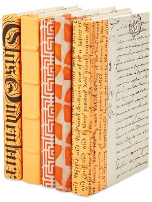 One Kings Lane Set of 5 Designer Books - Orange