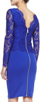 Thumbnail for your product : Ted Baker Vendela Long-Sleeve Lace-Top Sheath Dress