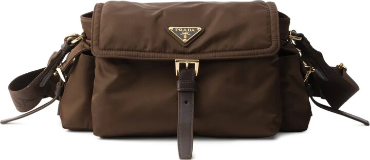 Prada medium Explore logo-plaque shoulder bag