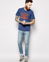 Thumbnail for your product : Levi's T-Shirt Print NY Grand Prix Ocean Blue