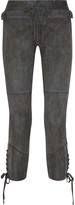 Thumbnail for your product : Isabel Marant Eden lace-up suede pants
