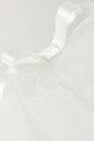 Thumbnail for your product : Jennifer Behr Satin-trimmed Tulle Veil - Ivory