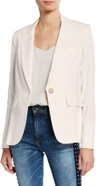 Thumbnail for your product : Veronica Beard One-Button Cutaway Jacket