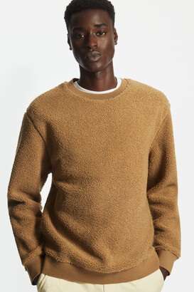 COS Teddy Sweatshirt - ShopStyle Crewneck Sweaters