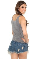 Thumbnail for your product : Tees by Tina Dark Gray Heather Tank as Seen On Gwyneth Paltrow