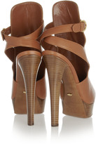 Thumbnail for your product : Sergio Rossi Leather platform boots