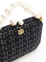 Thumbnail for your product : Isla Tweed Clutch Bag With Pearl Detail