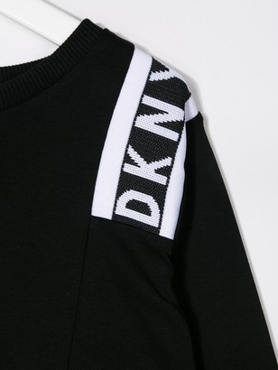 DKNY Logo Trim Sweater