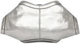 Thumbnail for your product : Alexander McQueen Metallic Leather Small De Manta Clutch