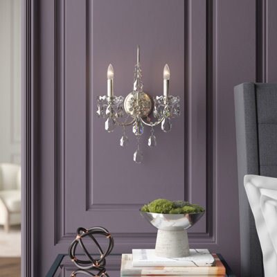 Schonbek Sonatina 2-Light Candle Wall Light