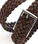 Thumbnail for your product : Reiss PIERCE SUEDE WOVEN BELT Dark Brown