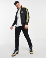 Thumbnail for your product : adidas x The Simpsons Firebird three stripe track jacket in black