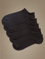 Thumbnail for your product : Marks and Spencer 5 Pair Pack Supersoft Trainer Liner Socks