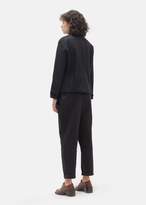 Thumbnail for your product : Le Vestiaire de Jeanne Wool Narrow Jacket Drap Noir