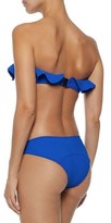 Thumbnail for your product : Lisa Marie Fernandez Natalie Ruffled Bonded Bandeau Bikini