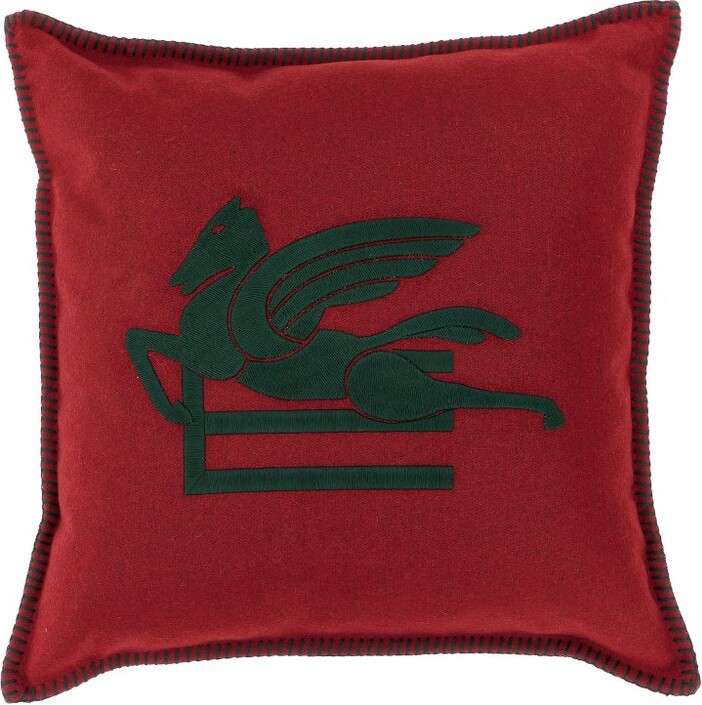 ETRO HOME Pegaso Embroidered Cushion