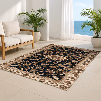 Bloomsbury Market Turkish Brown Indoor and Outdoor Area Rug