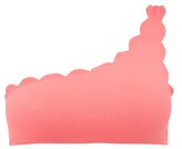 Thumbnail for your product : Marysia Swim Santa Barbara One-shoulder Seersucker Bikini Top - Pink