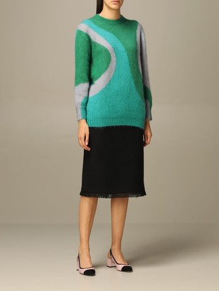 Alberta Ferretti Sweater Mohair And Virgin Wool Sweater