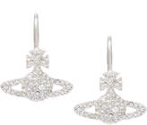 Grace Bas Relief Earrings Crystal 