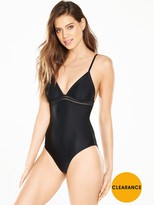 Thumbnail for your product : Very Ladder Detail Swimsuit - Black