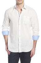 Thumbnail for your product : Bugatchi Shaped Fit Linen Sport Shirt