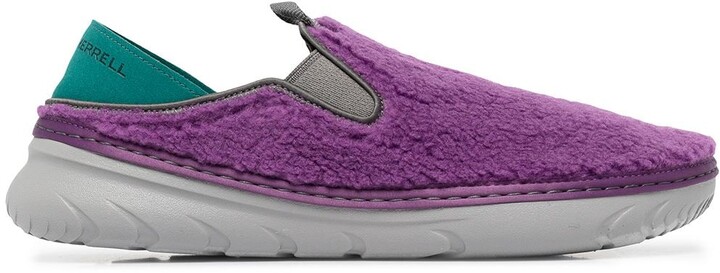 Merrell Hut Moc fleece slip-on sneakers - ShopStyle Trainers & Athletic  Shoes
